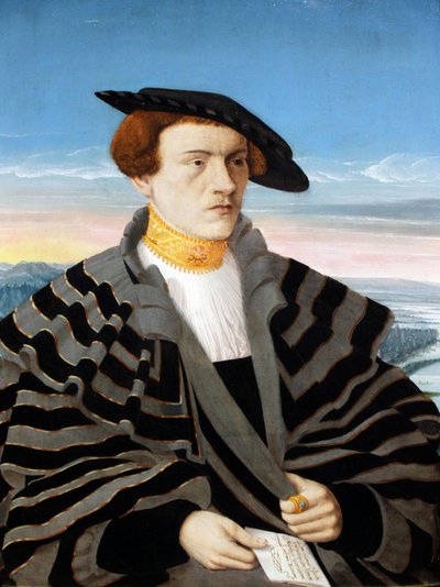 Gilbrecht von Holzhausen portréja (1514-1550) alkotó: Conrad Faber von Kreuznach